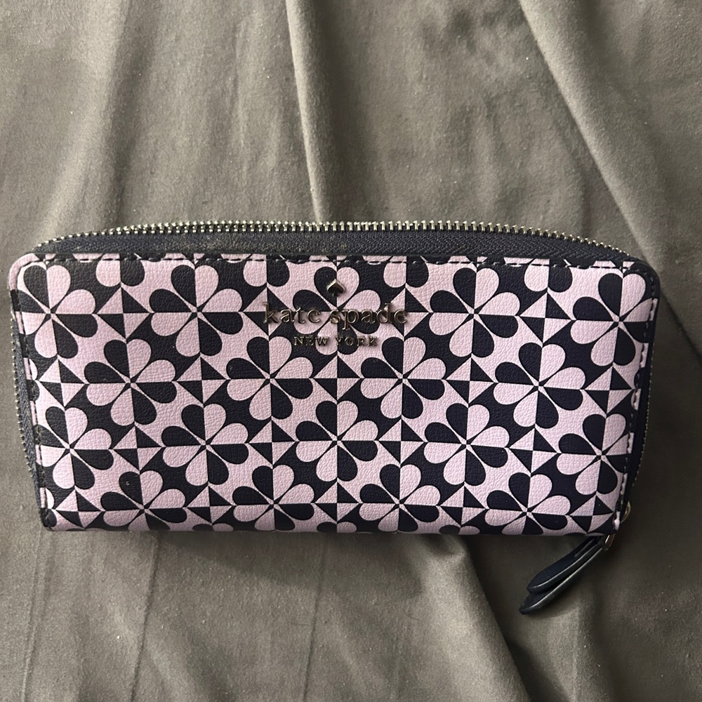 Kate Spade Pink and Black Women's Wallet